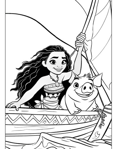 desenhos da Moana para imprimir