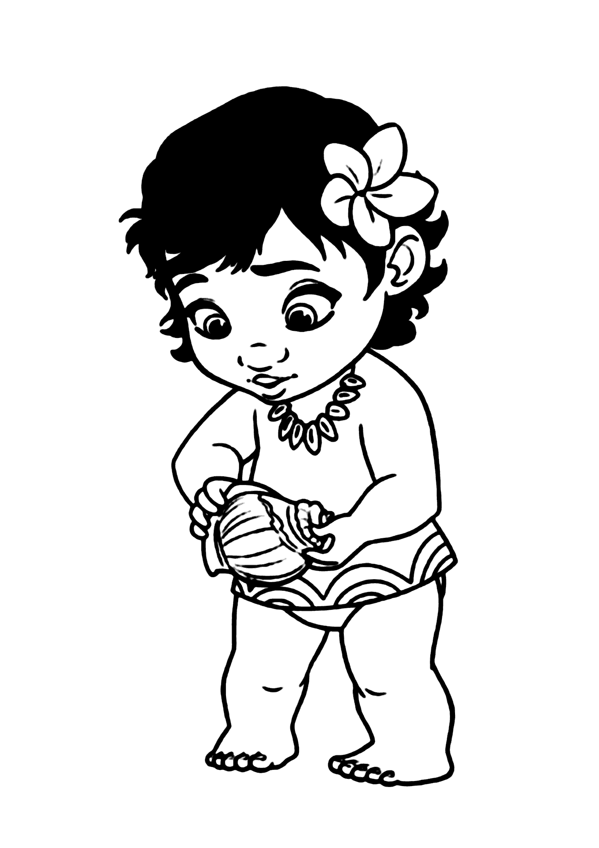giz de cera para colorir Moana