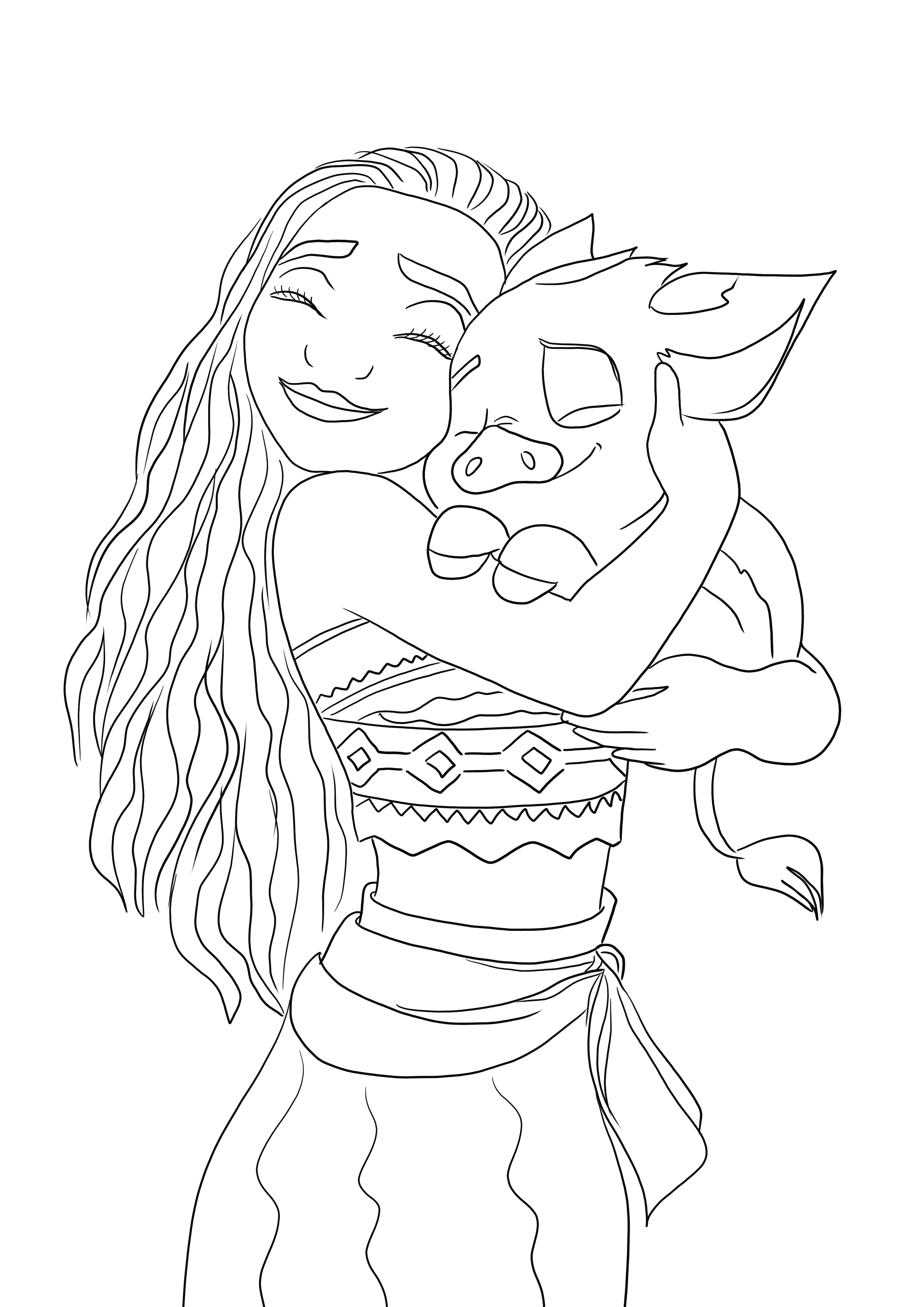 desenhos moana aventura