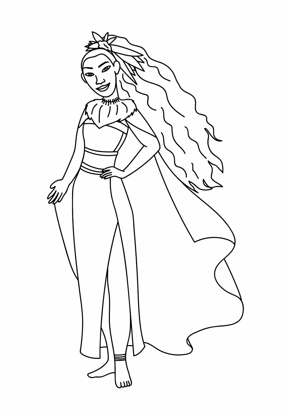 maui para colorir