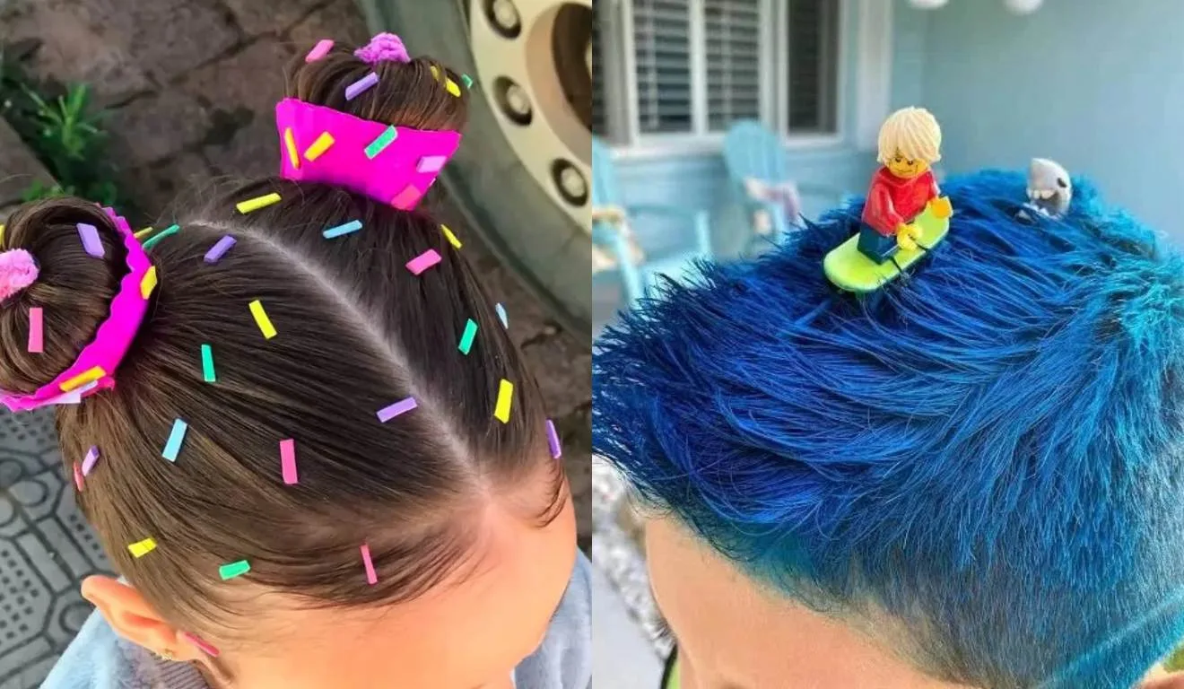 cabelo maluco vs cabelo normal
