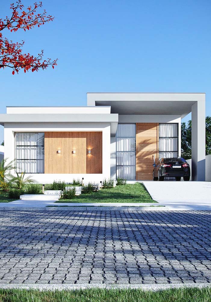 garagem com sistema de segurança
