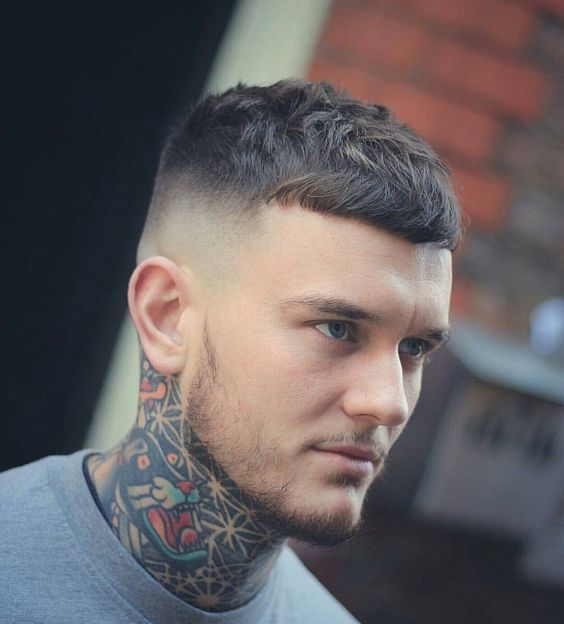 corte de cabelo masculino para rosto redondo