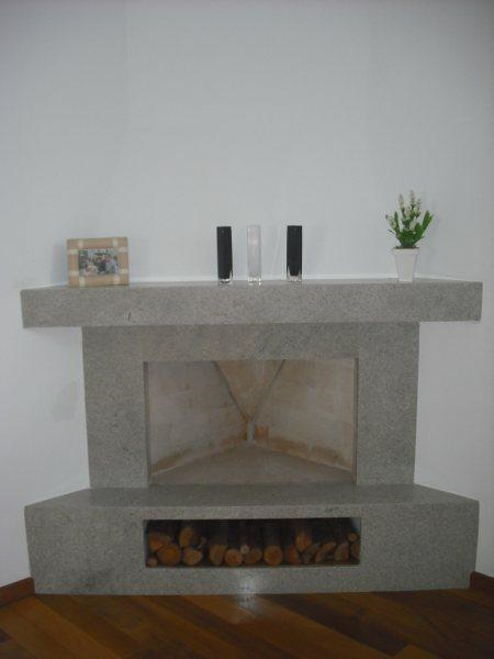 lareira de canto para apartamento