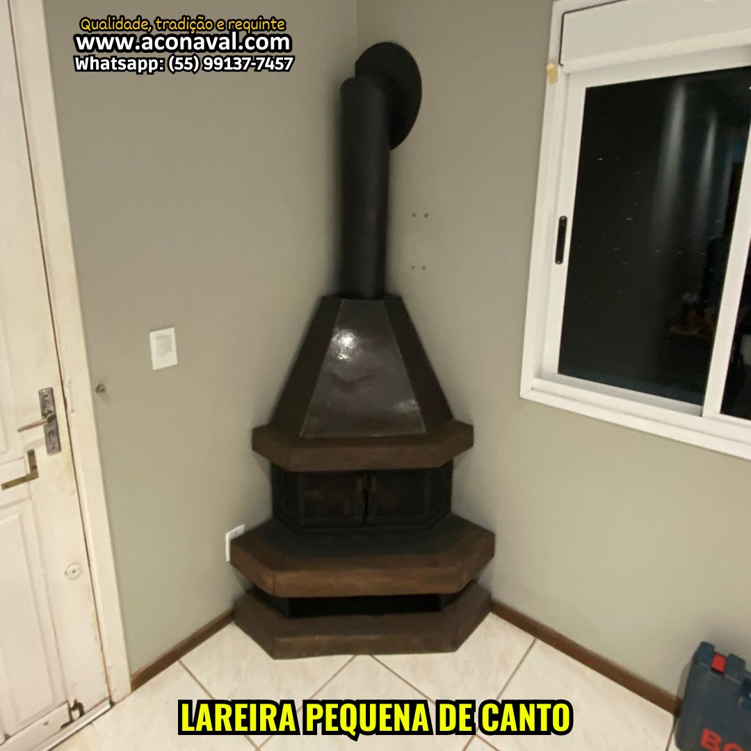 lareira de canto de tijolo