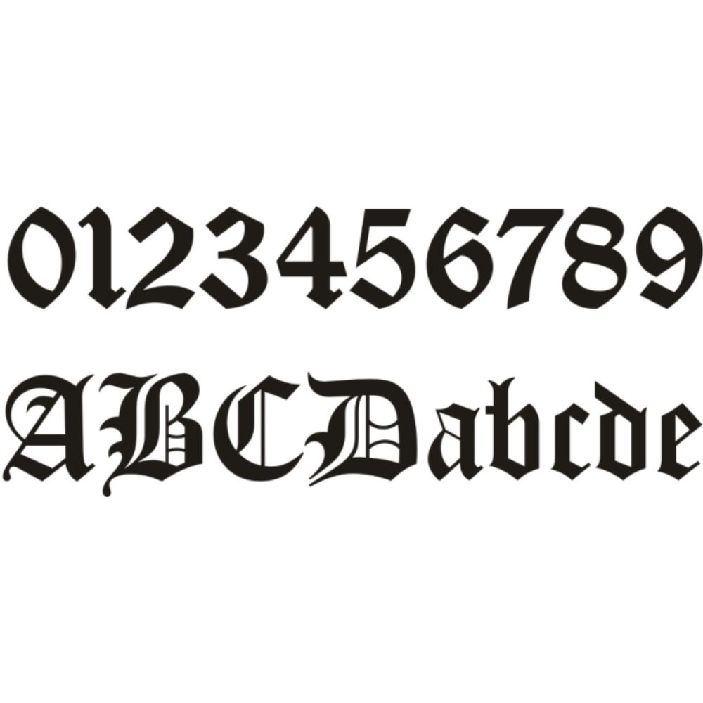 Onde encontrar estêncis de números para artesanato