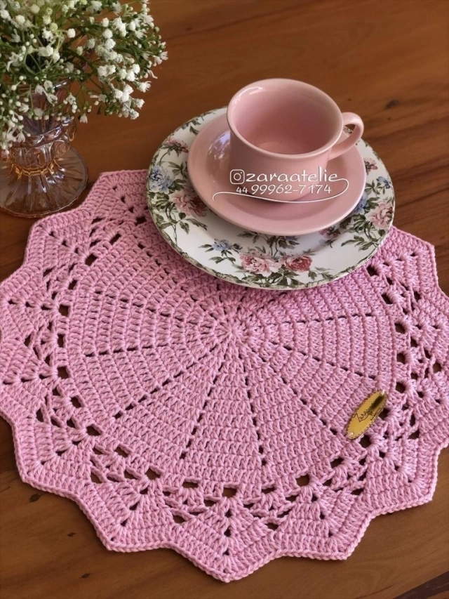 Sousplat de Crochê Quadrado ou Redondo? Guia Completo de Formatos e Geometrias