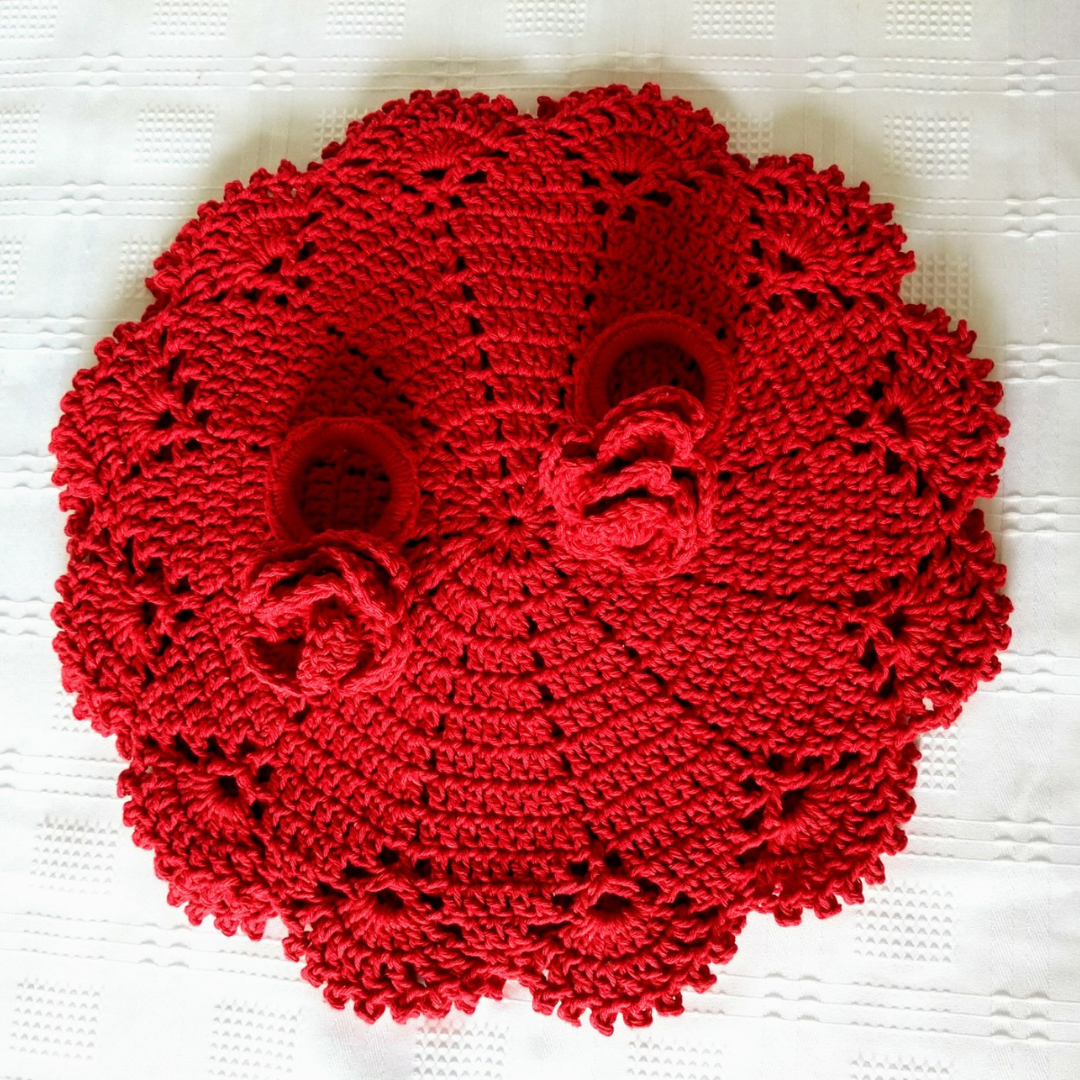 Sousplat de Crochê Vilma: O Modelo Econômico que Conquistou 2026