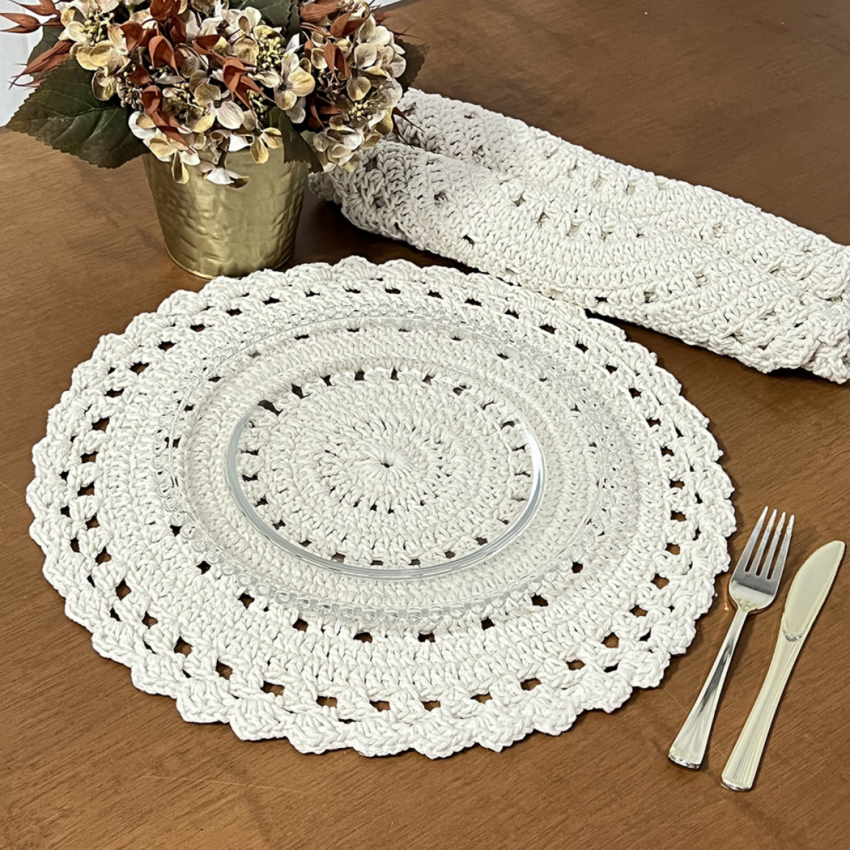 Sousplat de Crochê Quadrado ou Redondo? Guia Completo de Formatos e Geometrias