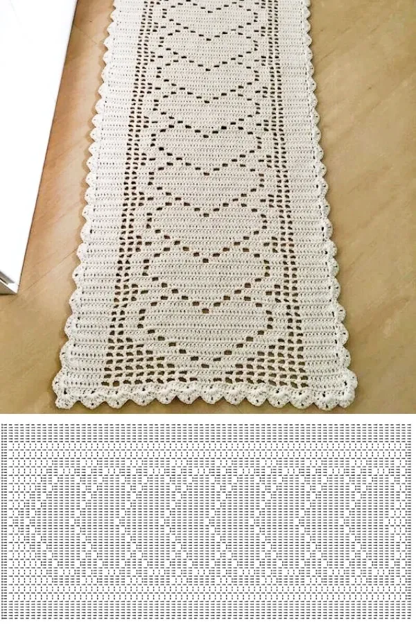 tapetes de crochê ovais