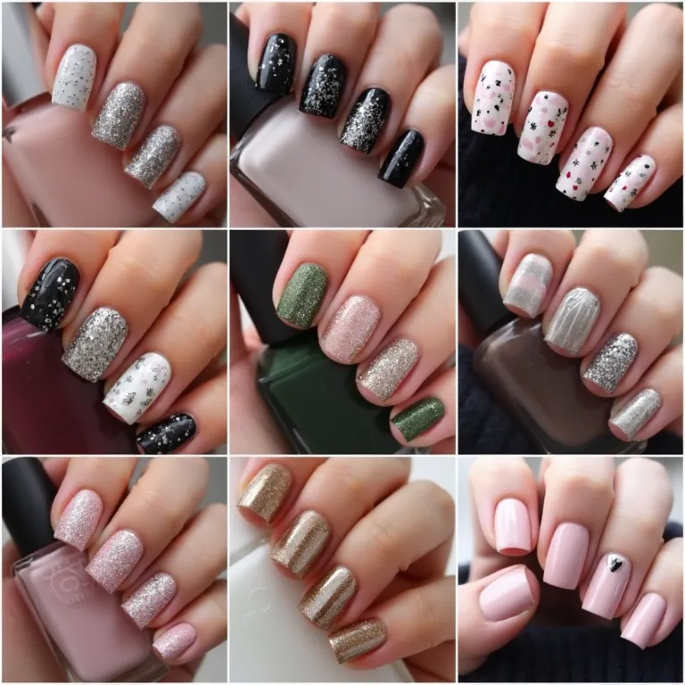 modelos de unhas para virada de ano