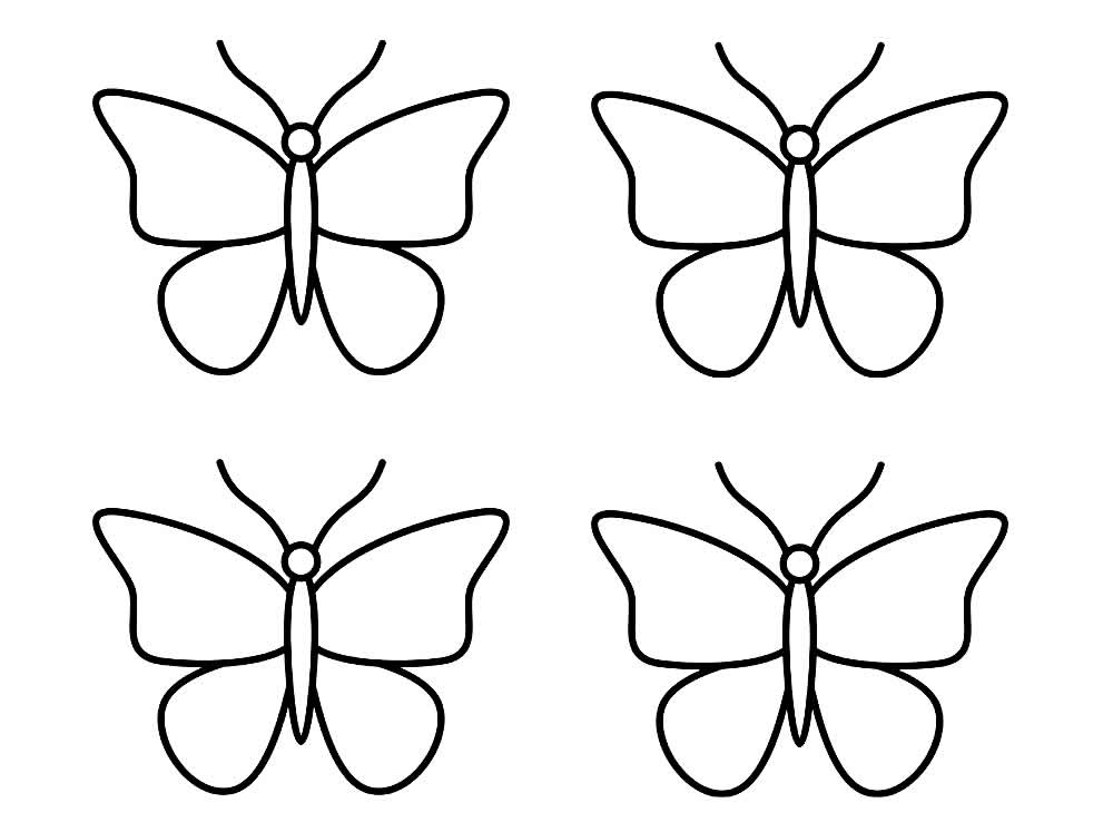 molde borboleta realista