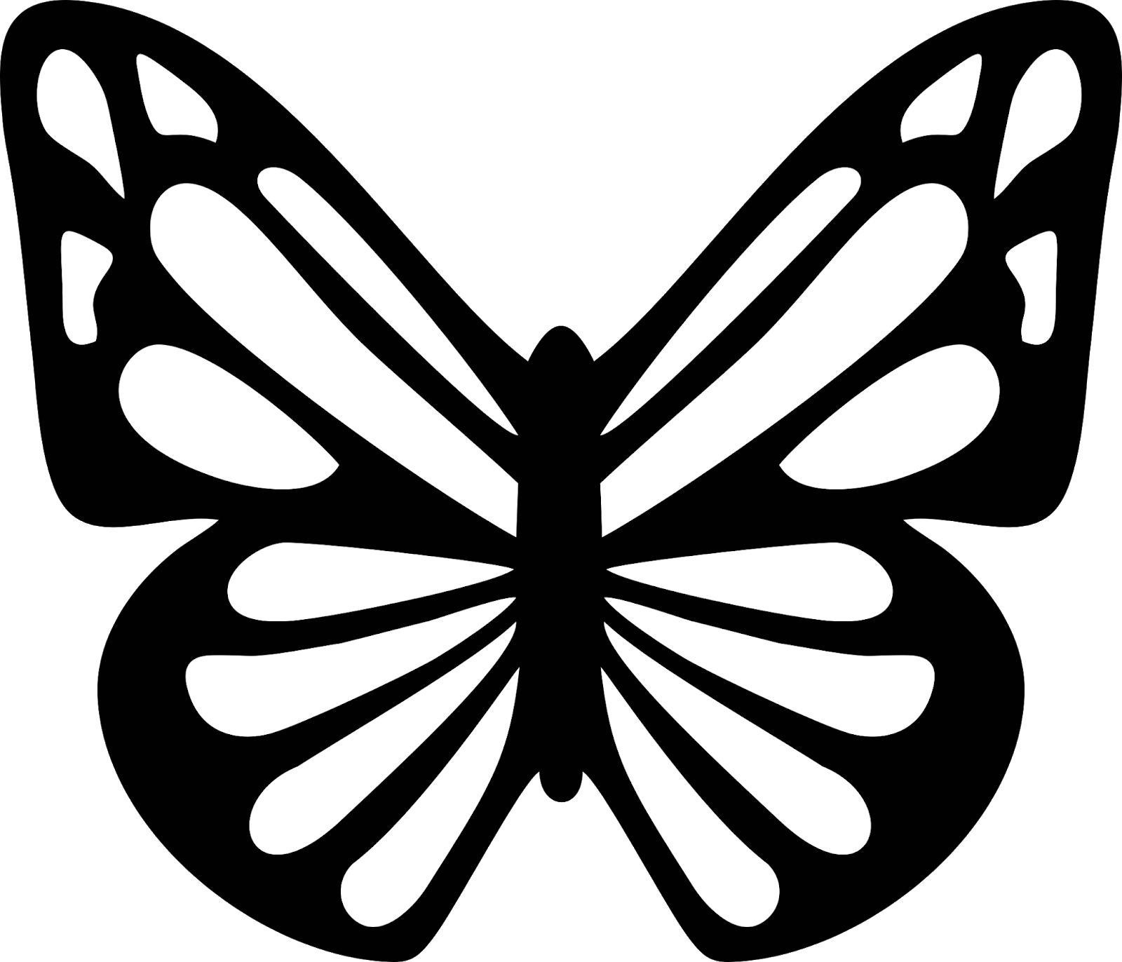 molde borboleta para tecido