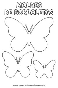 molde borboleta simples