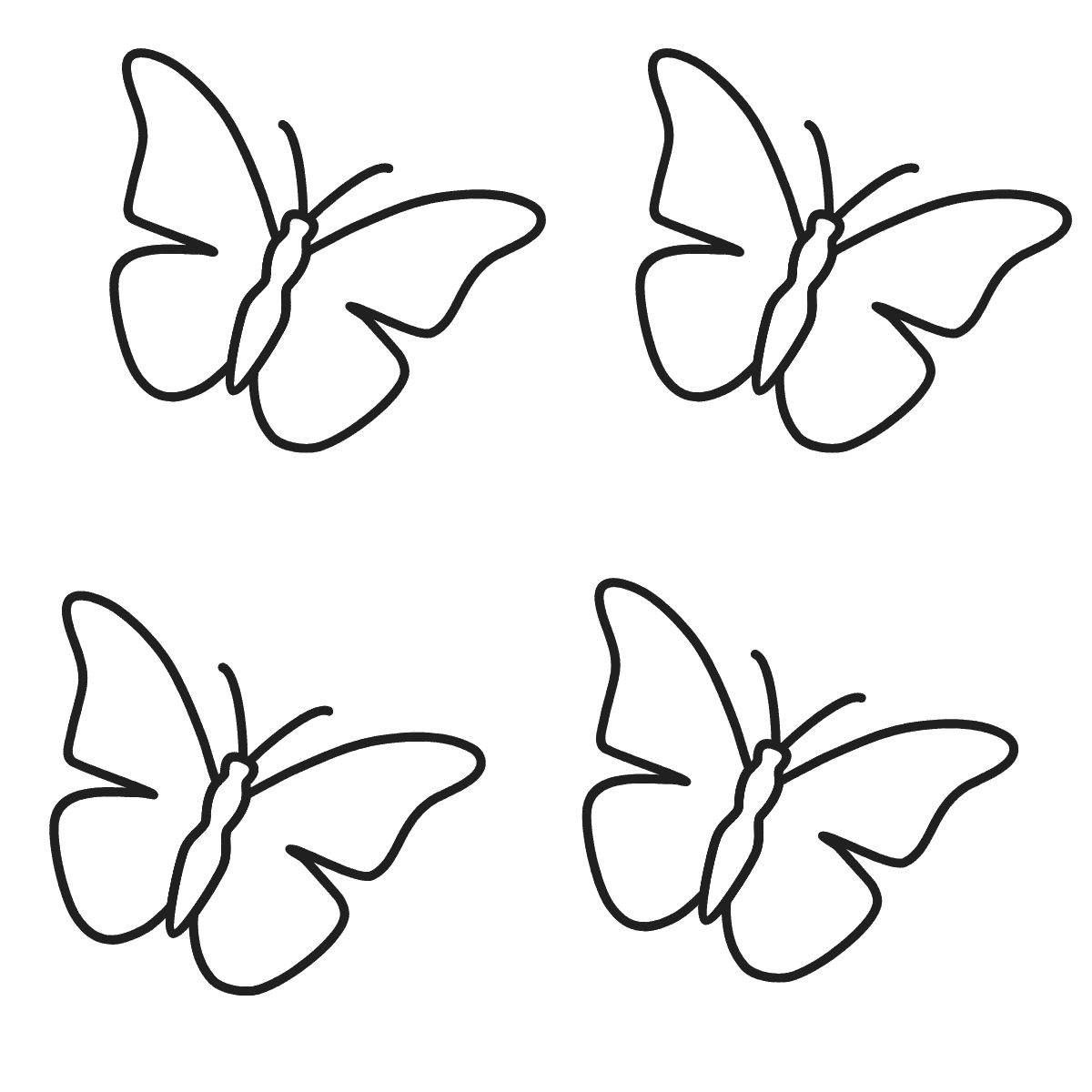 molde borboleta para aplique