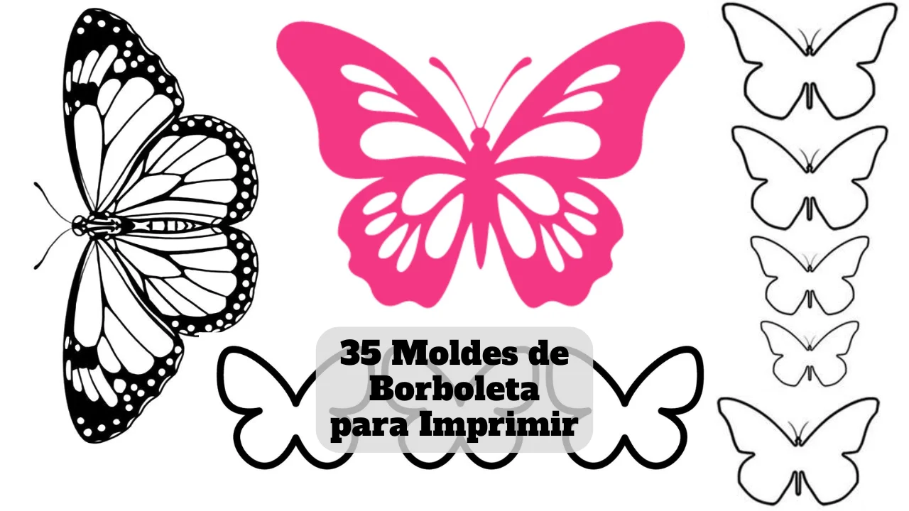 molde borboleta para tecido