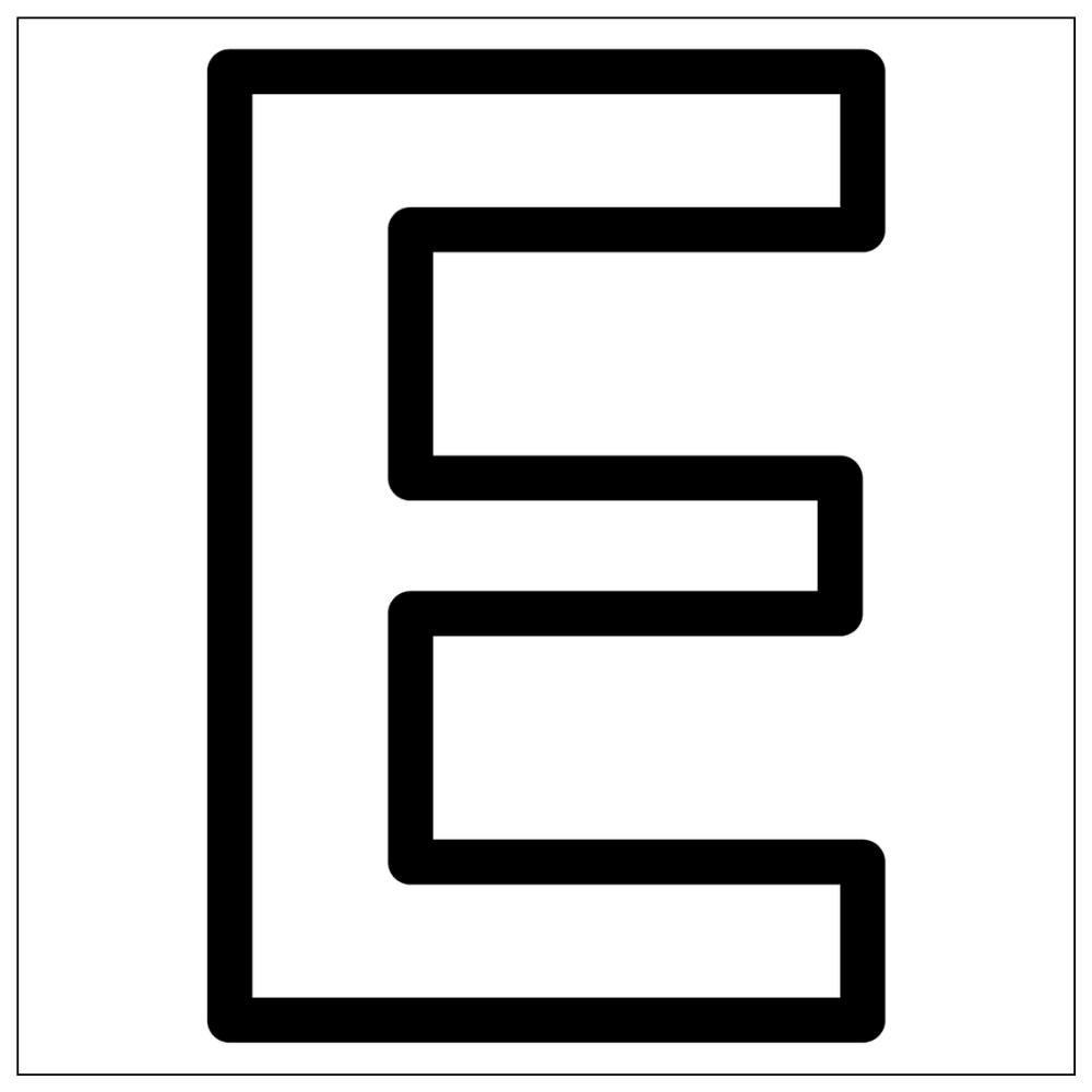 molde letra G para imprimir