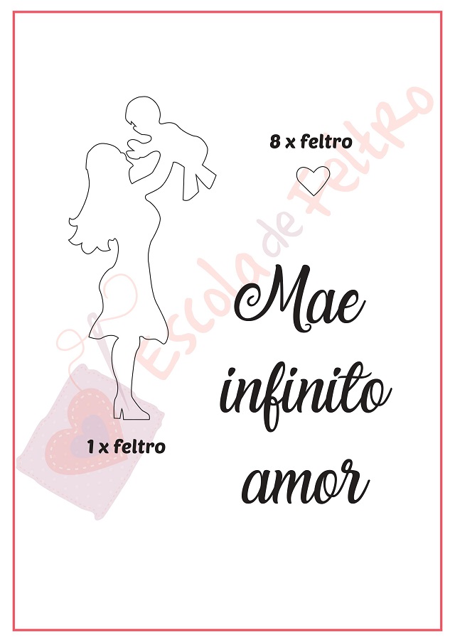 Molde mãe e filho para resina