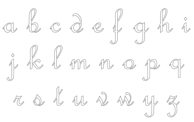 moldes de letras para artesanato