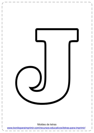 moldes de letras para decoração