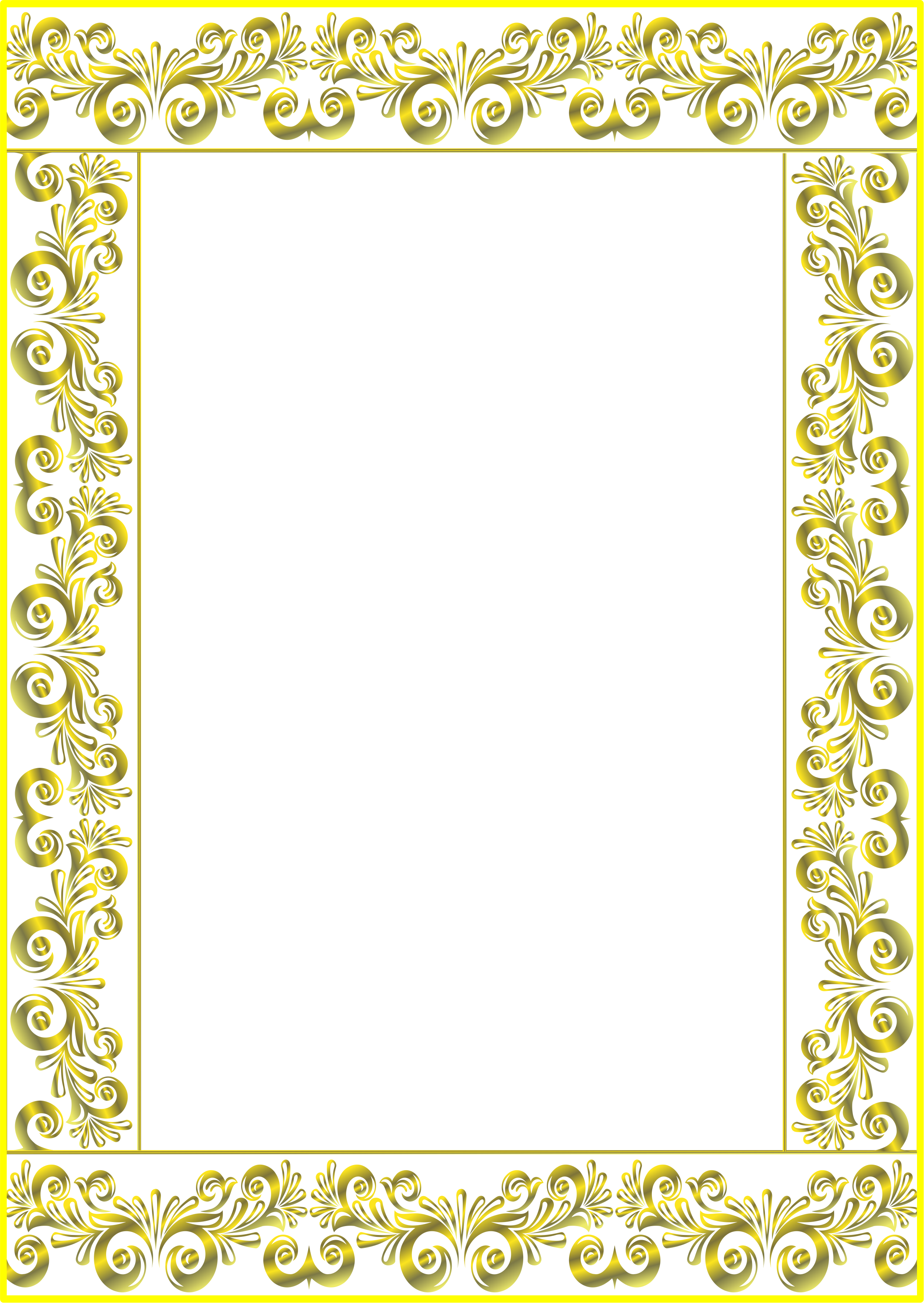 Moldura dourada com vidro