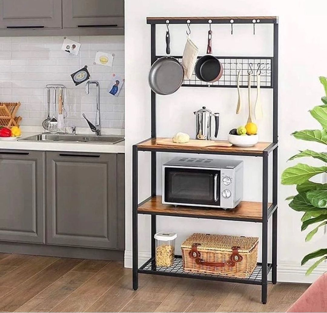 Móveis de metalon pretos para cozinha