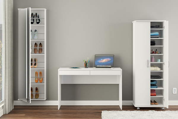 ideias de armário para sala pequena