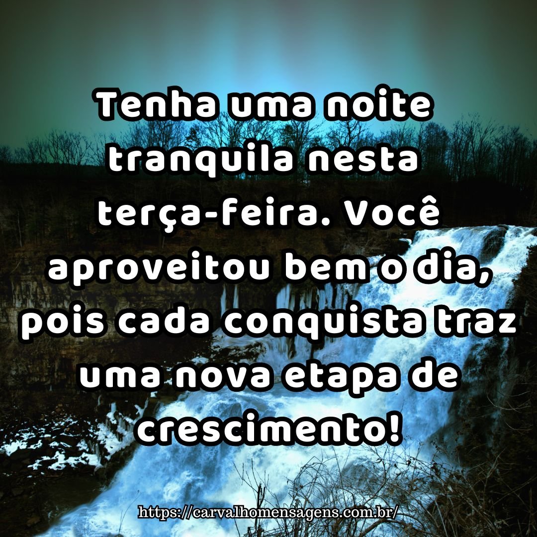boa noite terça feira com gratidão