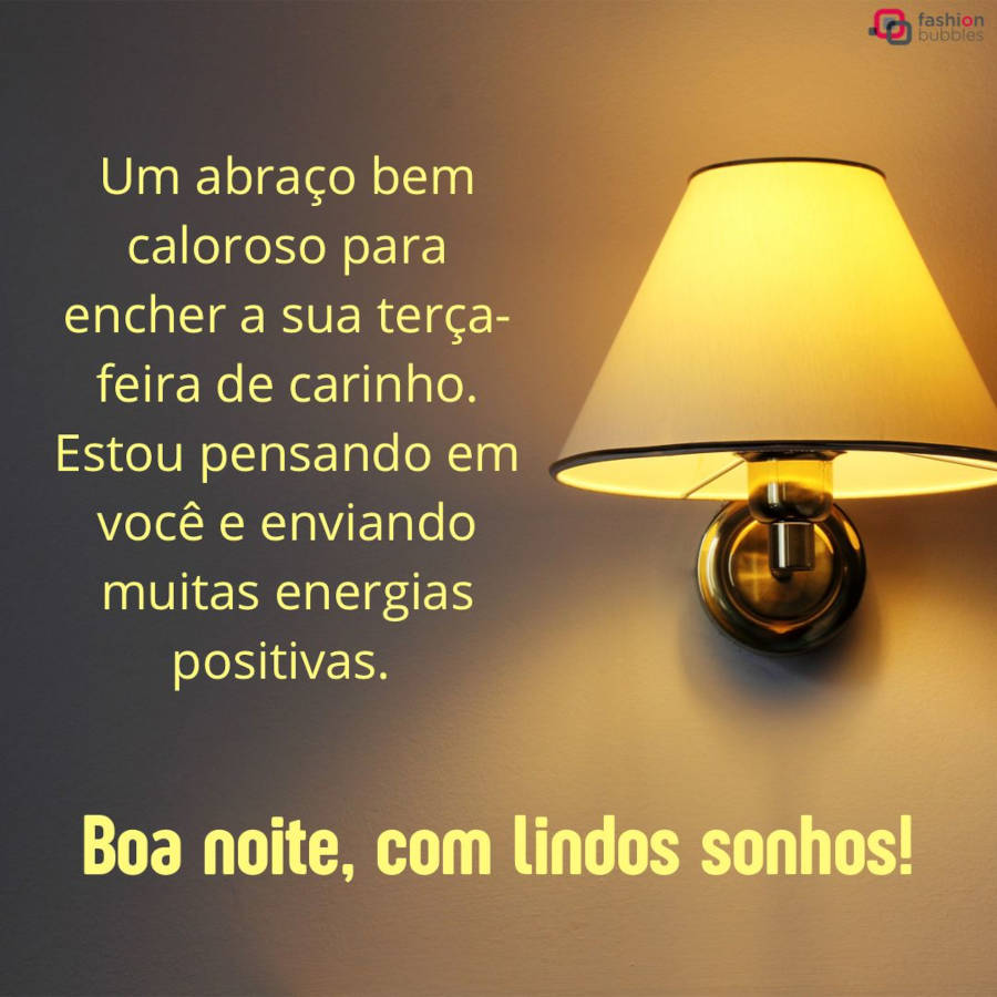 frases curtas boa noite terça
