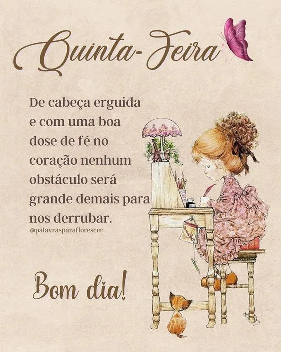 frases de bom dia para quinta-feira