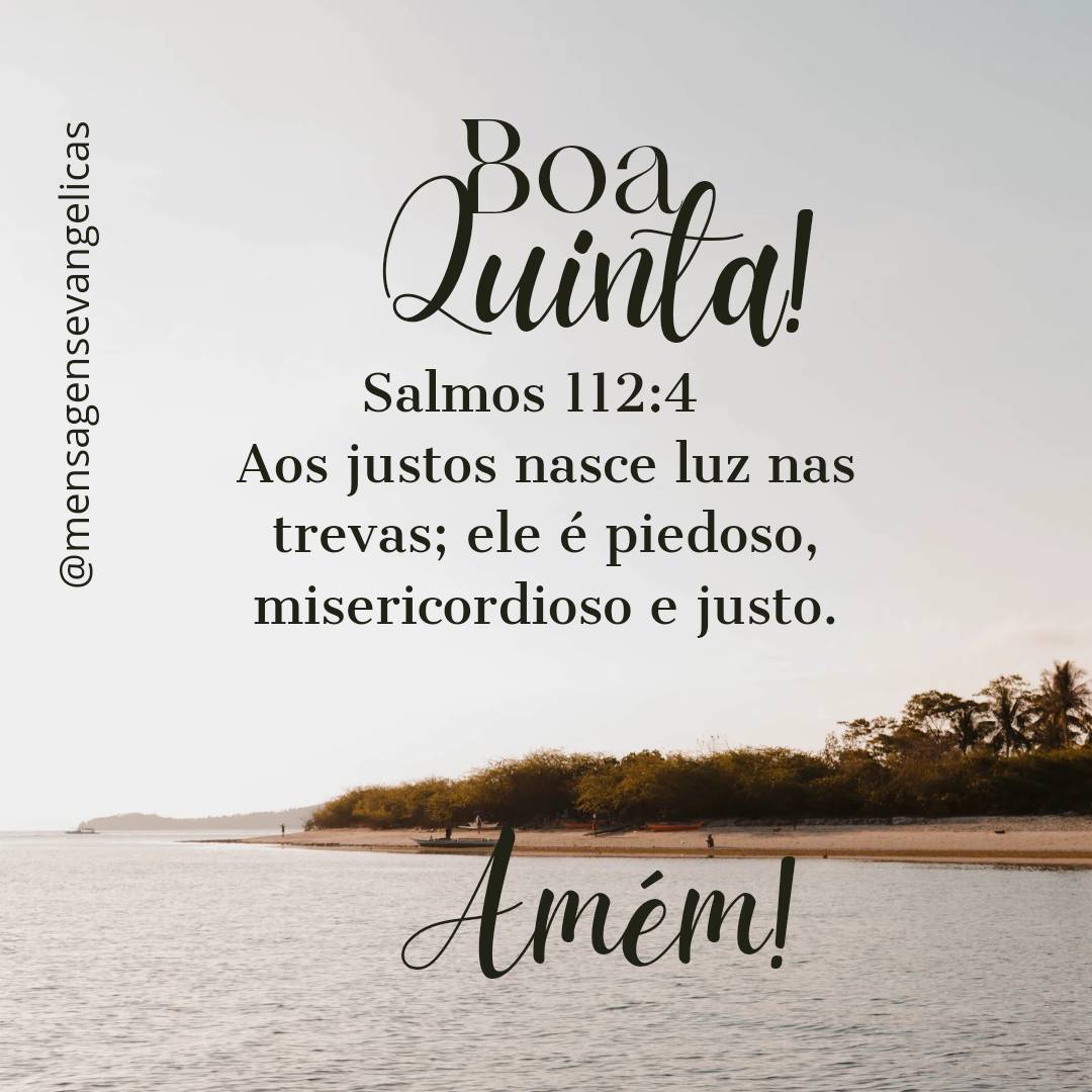 mensagem de bom dia quinta-feira com fé