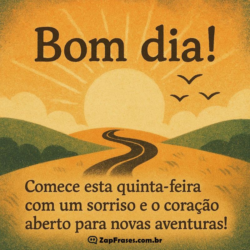 bom dia quinta-feira para família