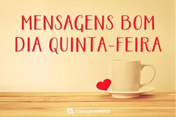 reflexão bom dia quinta-feira