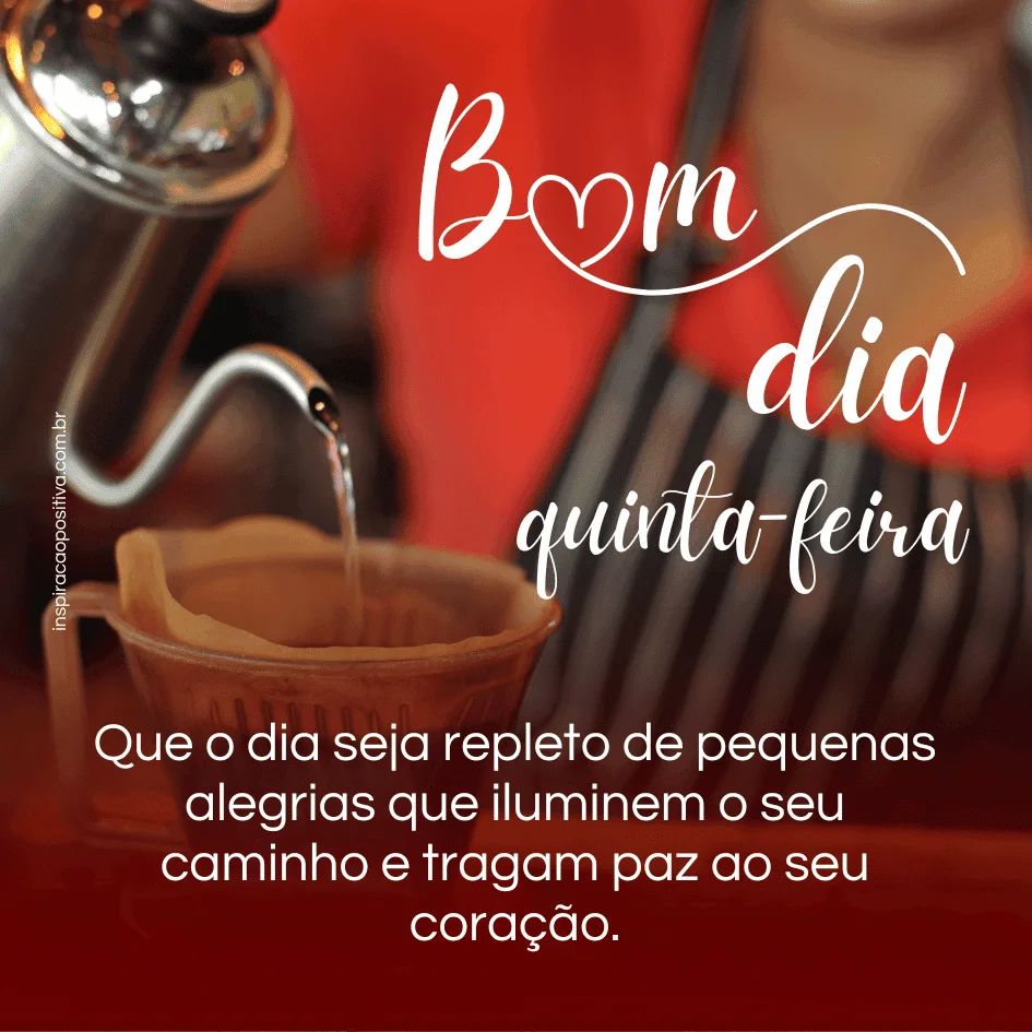 mensagem de bom dia quinta-feira com fé