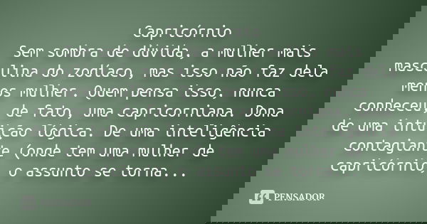 mulher de capricornio