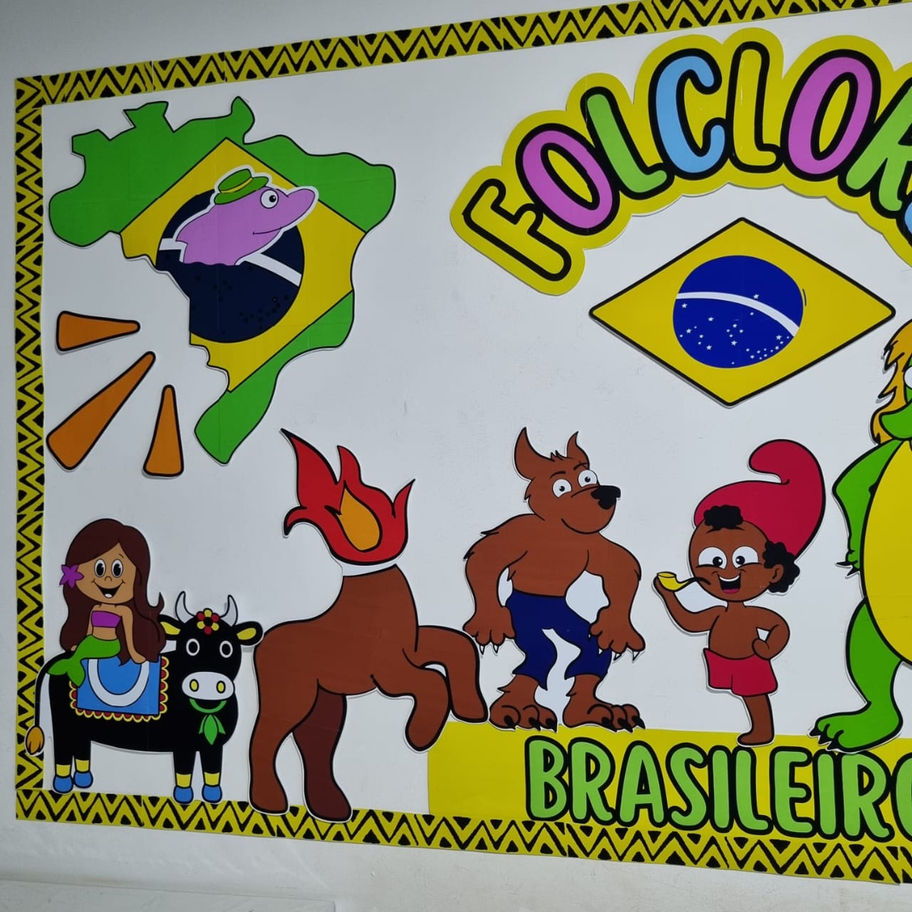 personagens folclore para imprimir