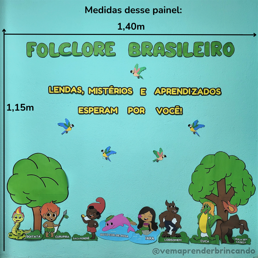 painel folclore educativo