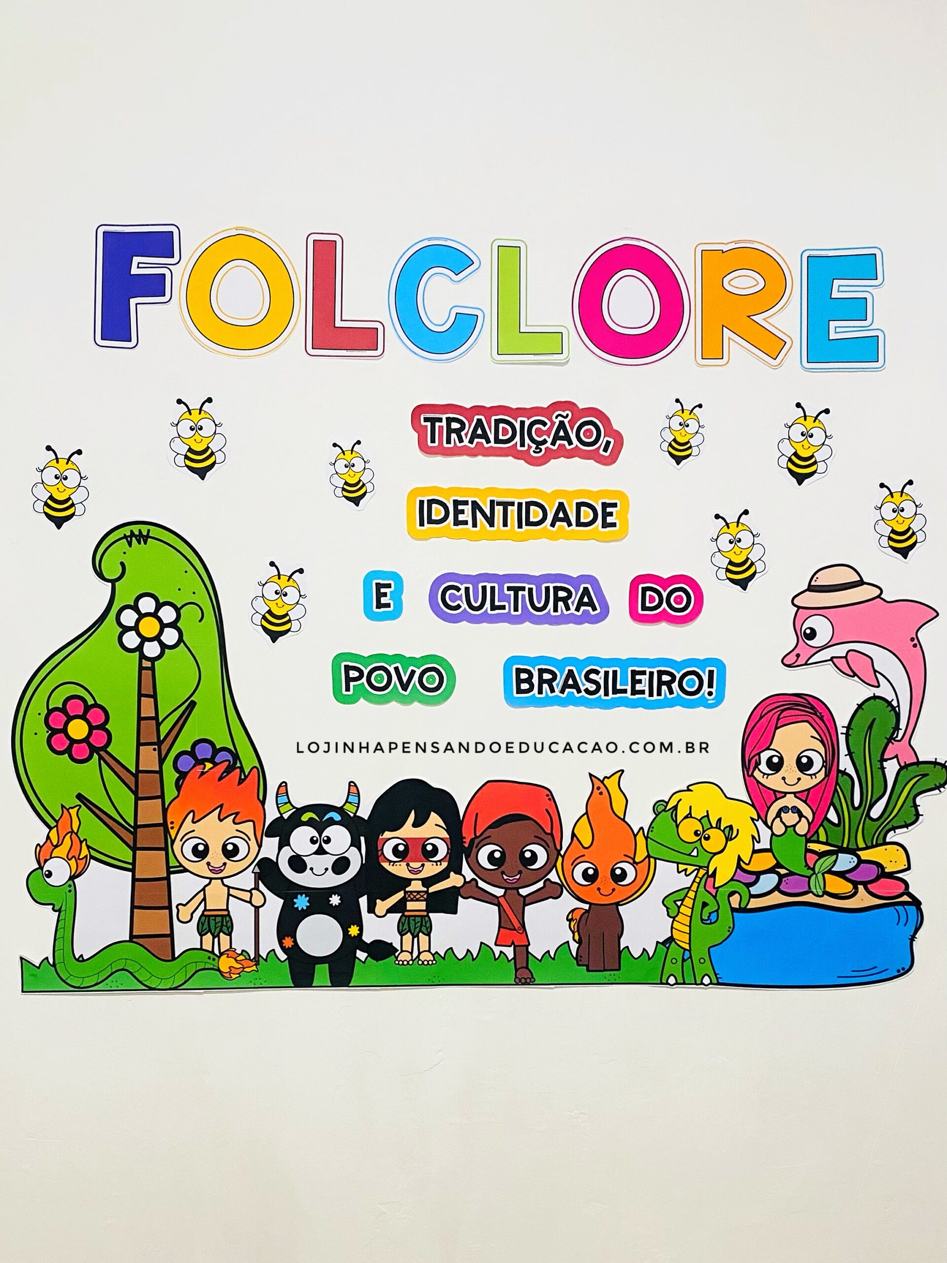 painel folclore educativo