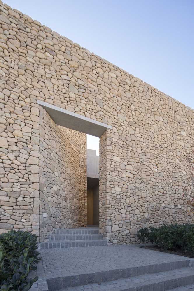 Muro de pedra portuguesa