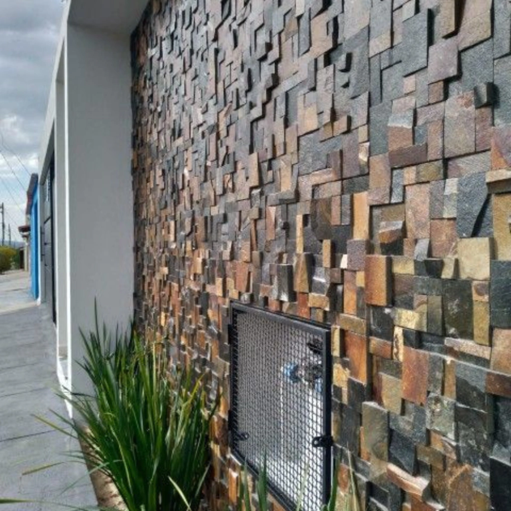 Muro de ardósia