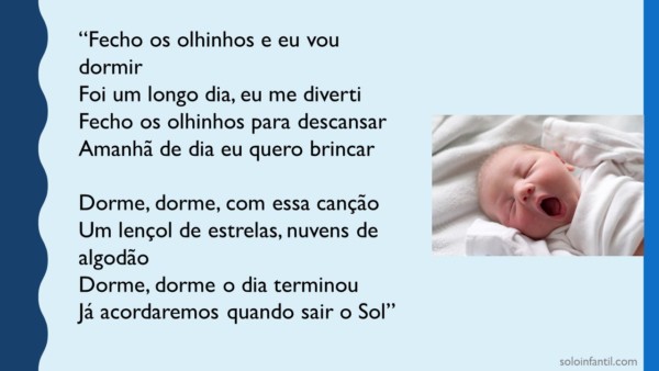 musicas para criançinhas dormir letra