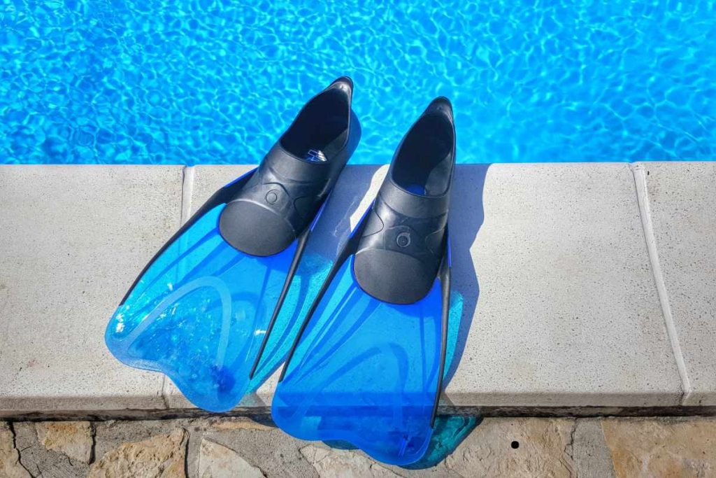 nadadeiras para natação e mergulho
