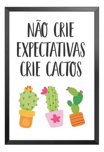não crie expectativas