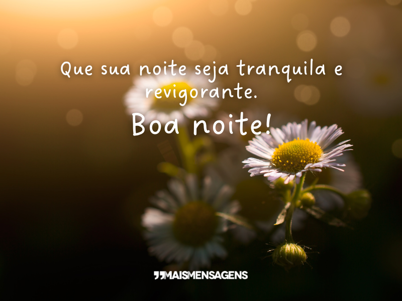 noite tranquila boa noite