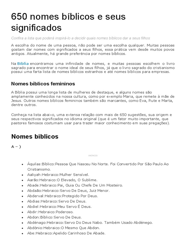 5 ideias de títulos