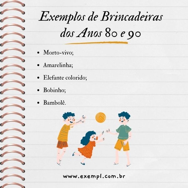 nomes de brincadeiras antigas
