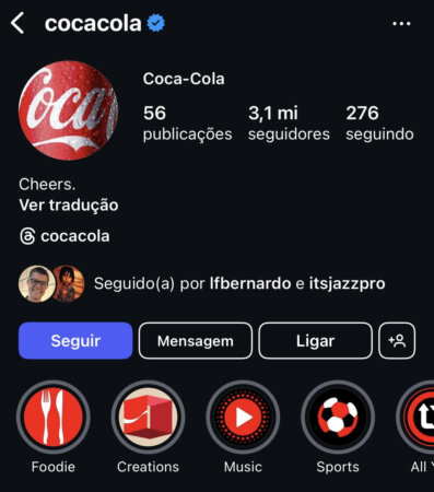 nomes de usuário instagram