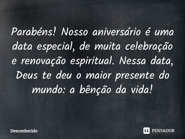 nosso aniversario