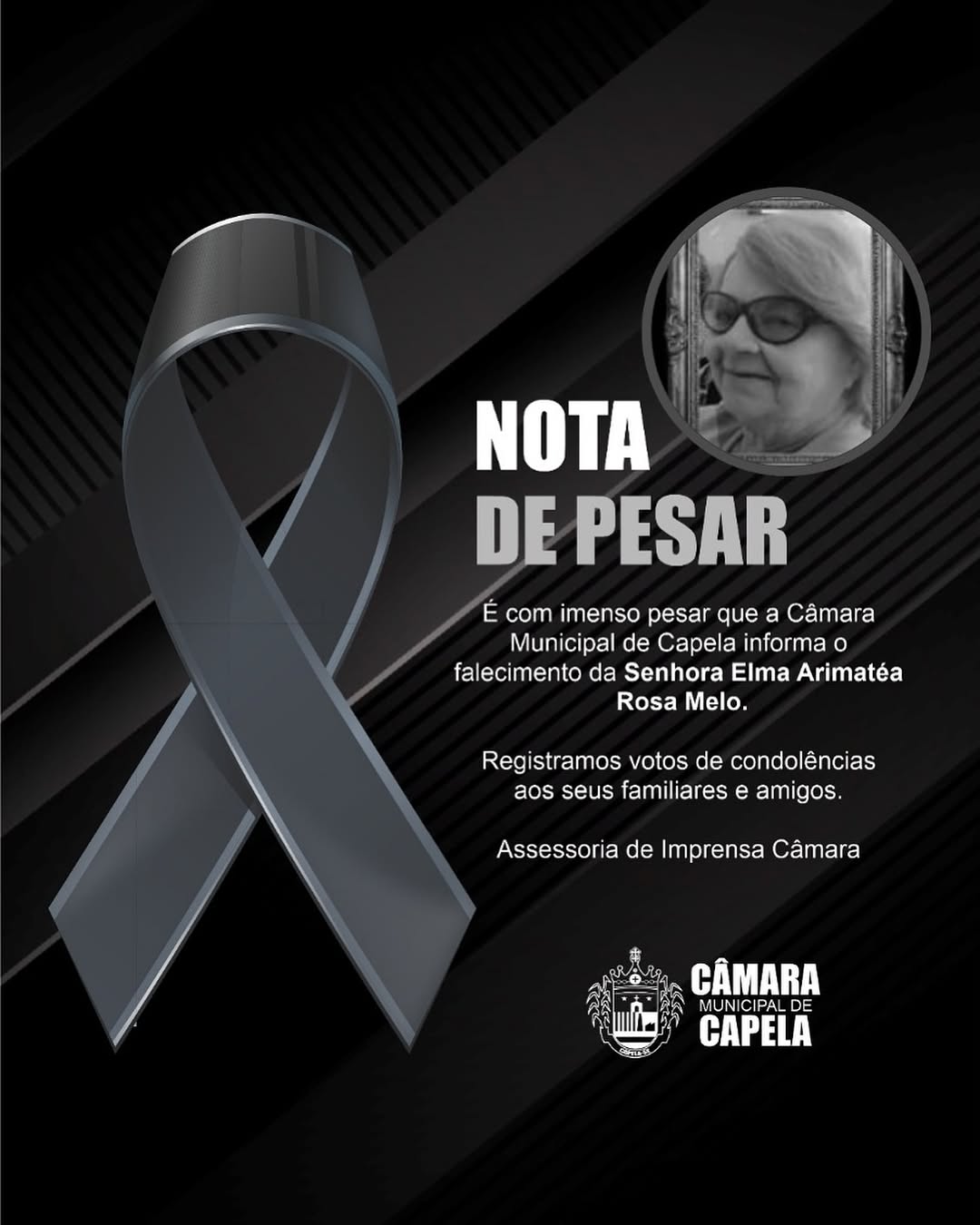 o que escrever em uma nota de pesar