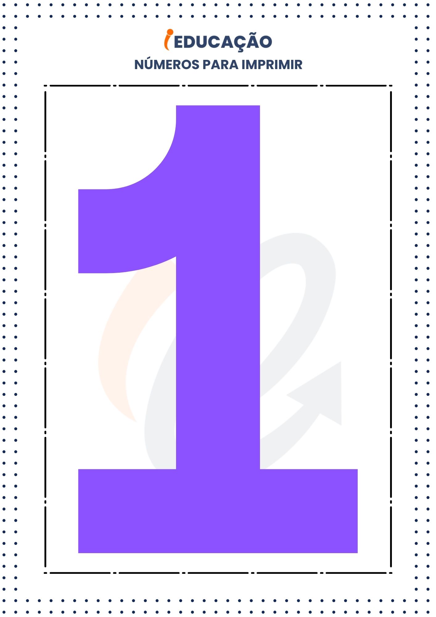 como fazer numero 1 decorado para imprimir